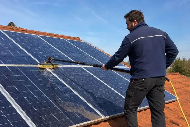 Nettoyage et entretien de panneaux solaires à Willgottheim